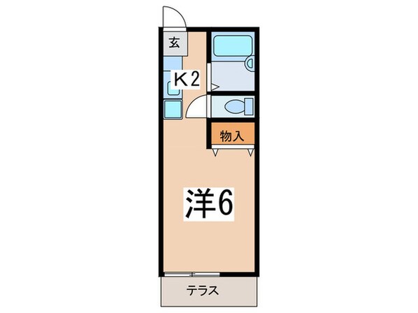 カーサ市川の物件間取画像